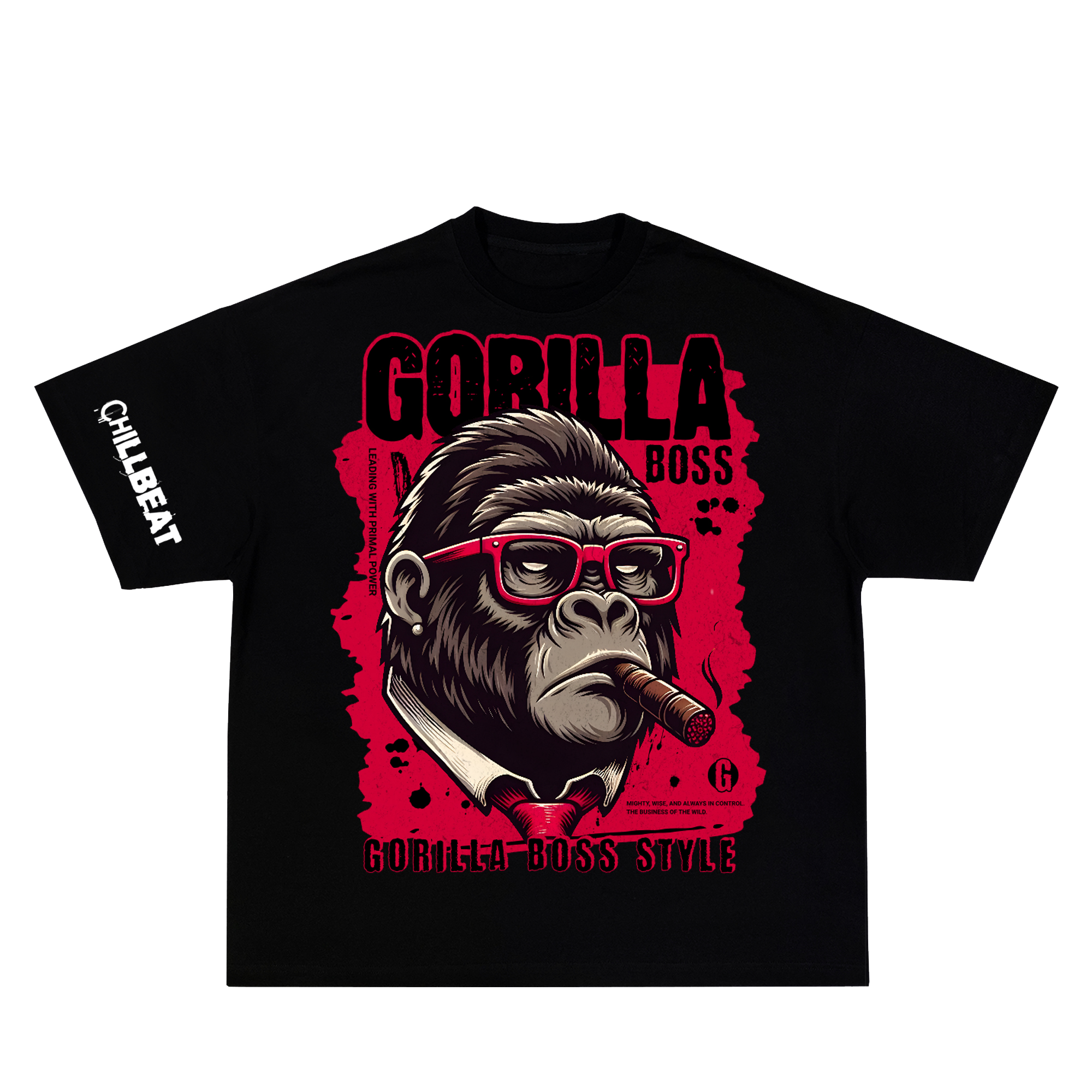 Black unisex T-shirt